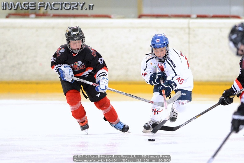 2015-11-21 Aosta B-Hockey Milano Rossoblu U14 1105 Samuele Ravera.jpg
